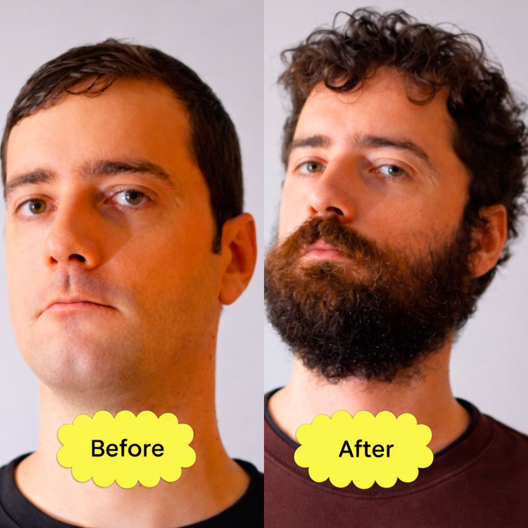 Afrah Grooming Combo – Beard Growth Oil (30ml) + Teeth Whitening Powder